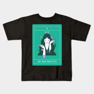 The High Priestess Tarot Kids T-Shirt